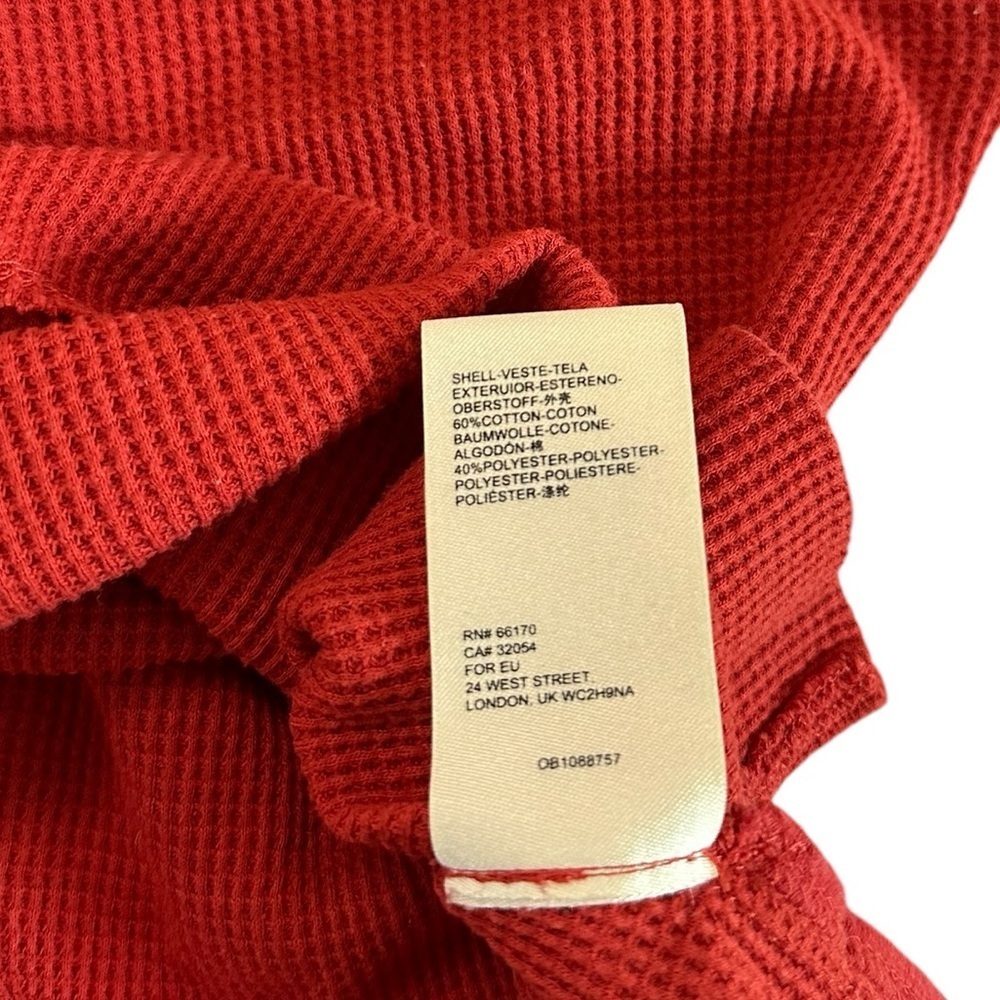 Anthropologie | Nori Red Waffle Knit Thermal Pullover Sweater Over Tunic… - Picture 14 of 17